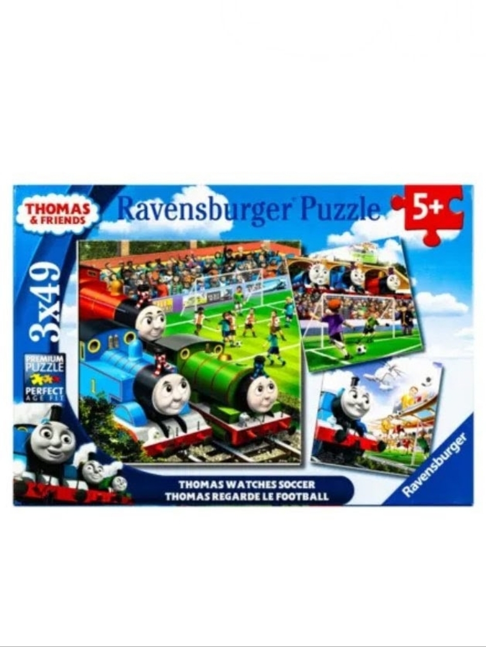 Ravensburger Puzzle Thomas Watches Soccer 3x49